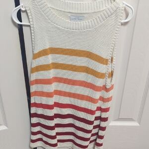 Lucky Brand Women's Multicolor Striped Tank Top